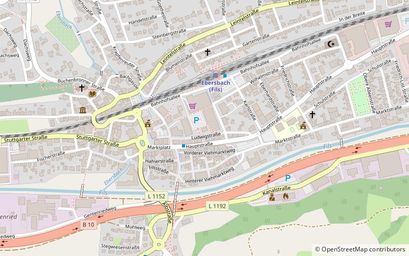 ebersbach an der fils location map