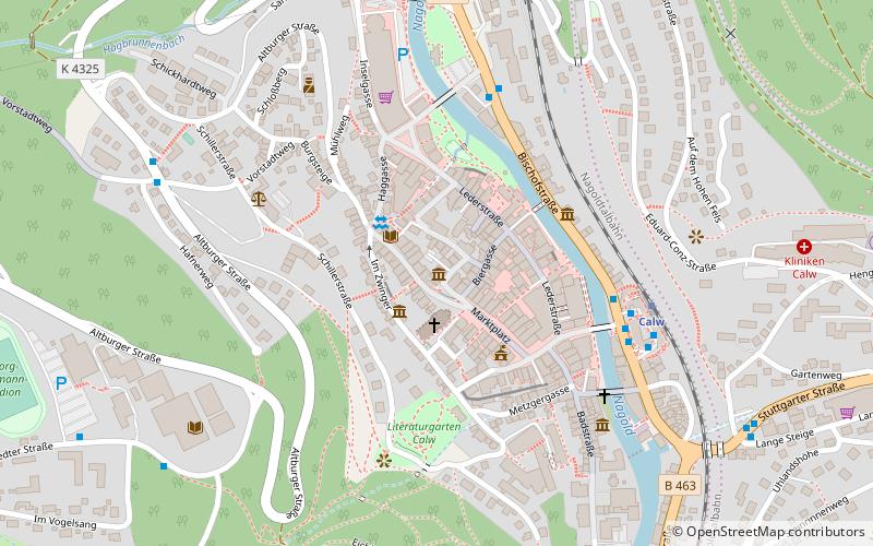 Hermann Hesse Museum location map