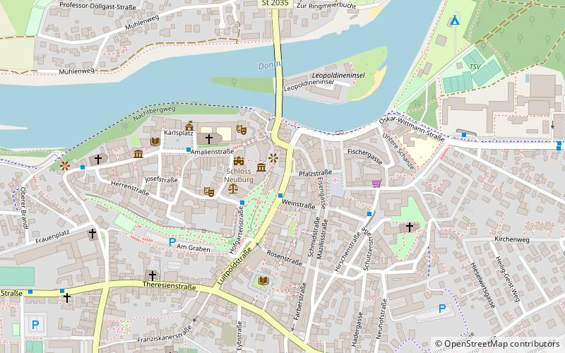 Neuburg an der Donau location map