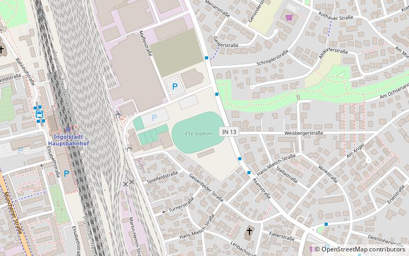 ESV-Stadion location map