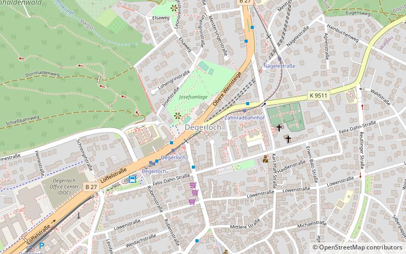 Degerloch location map