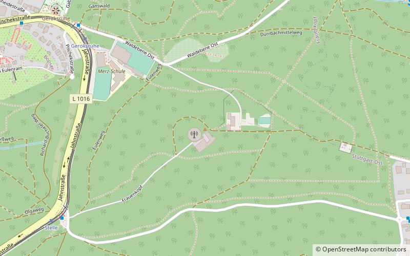 frauenkopf stuttgart location map