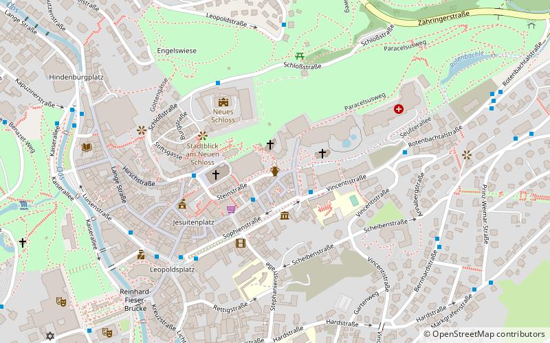 Römische Badruinen location map