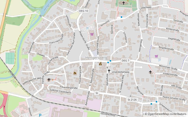 Hengersberg location map