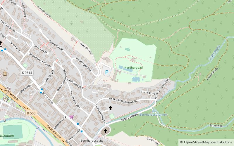 Hardbergbad location map