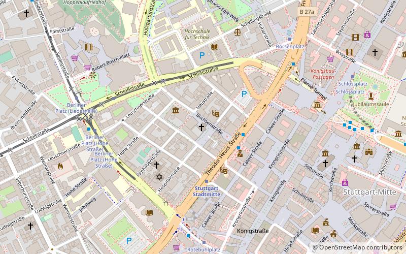Hospitalkirche location map