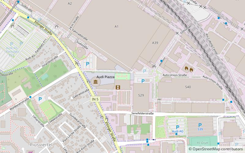 Audi Forum Ingolstadt location map
