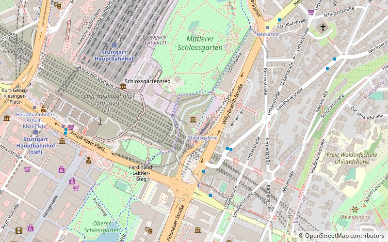 Carl-Zeiss-Planetarium Stuttgart location map