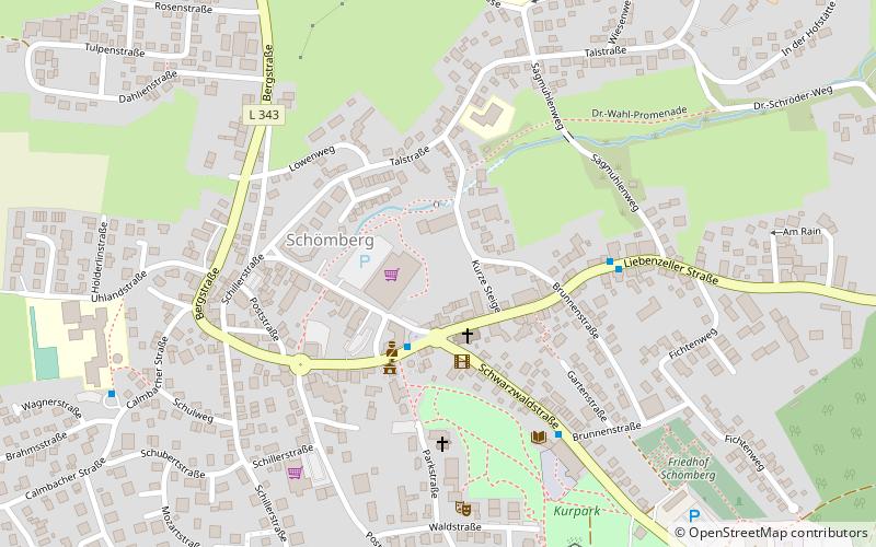 schomberg im schwarzwald location map