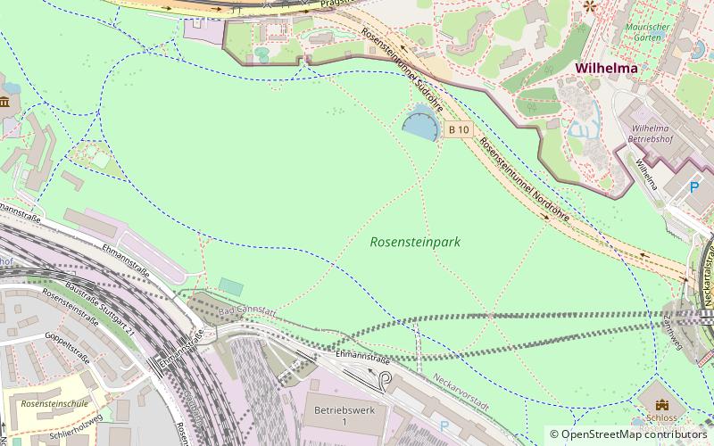 Parc de Rosenstein location map