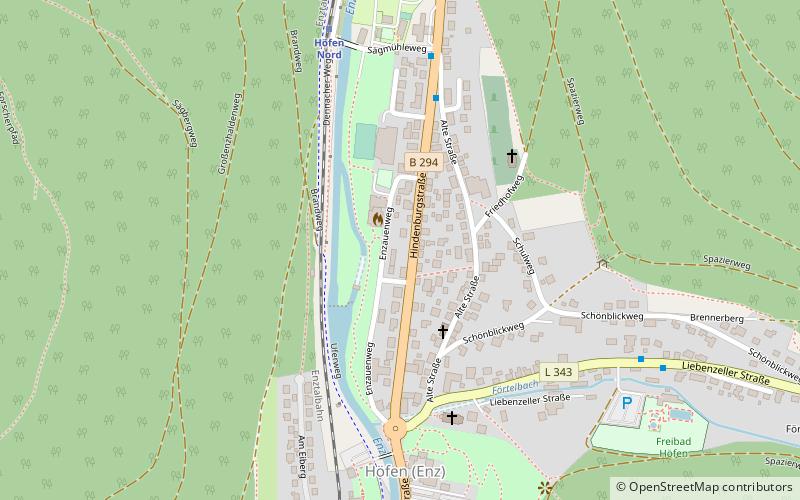 Höfen location map