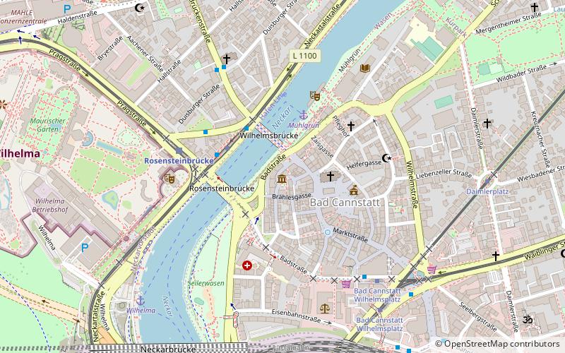 stadtkirche bad cannstatt stuttgart location map