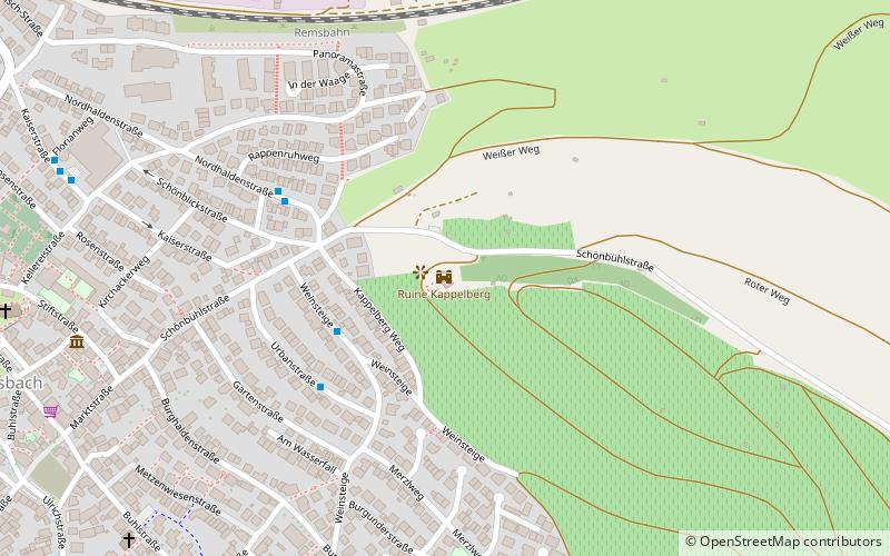 Ruine Kappelberg location map