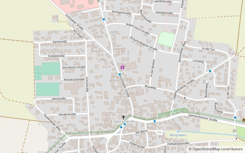 Eitensheim location map
