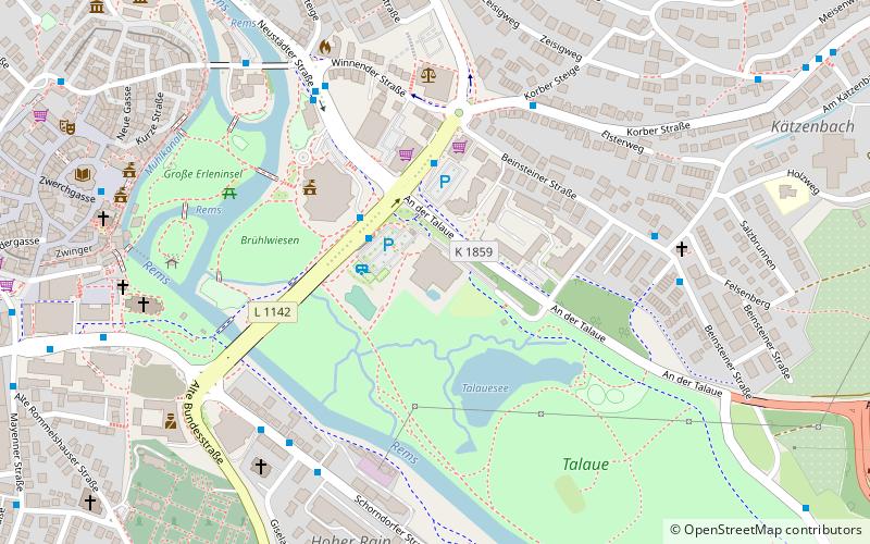 Hallenbad Waiblingen location map