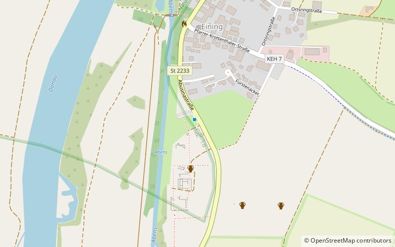 Kastell Eining location map