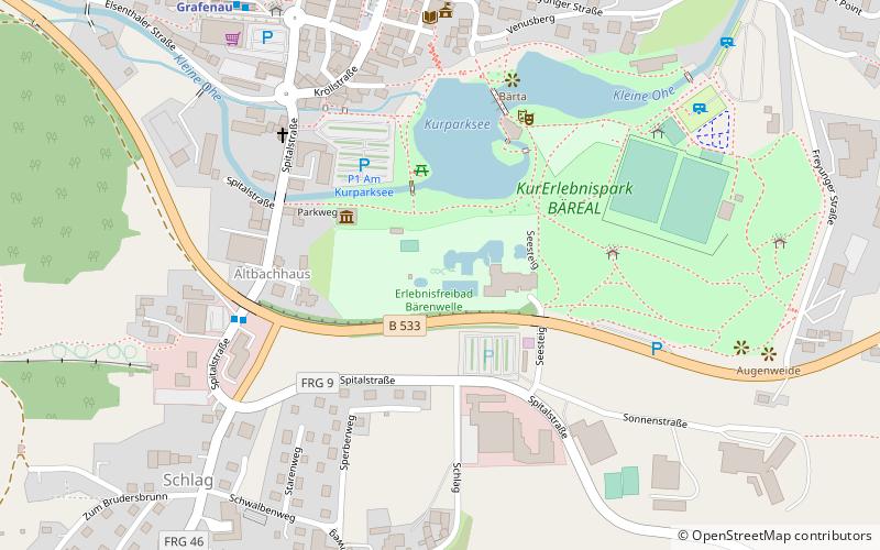 Freibad Bärenwelle location map