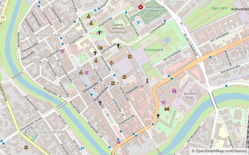 Musée d'histoire de l'armement de Rastatt location map