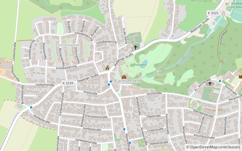 Schloss Fachsenfeld location map