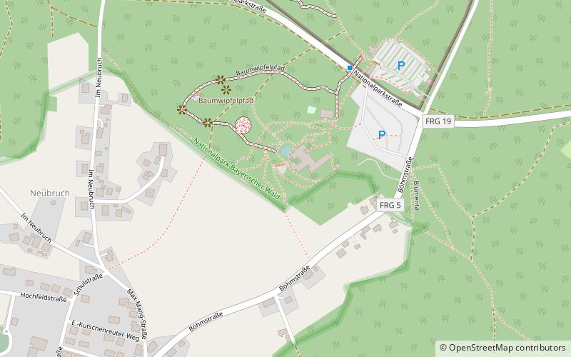 Botanischer Garten der Nationalpark Bayerischer Wald location map