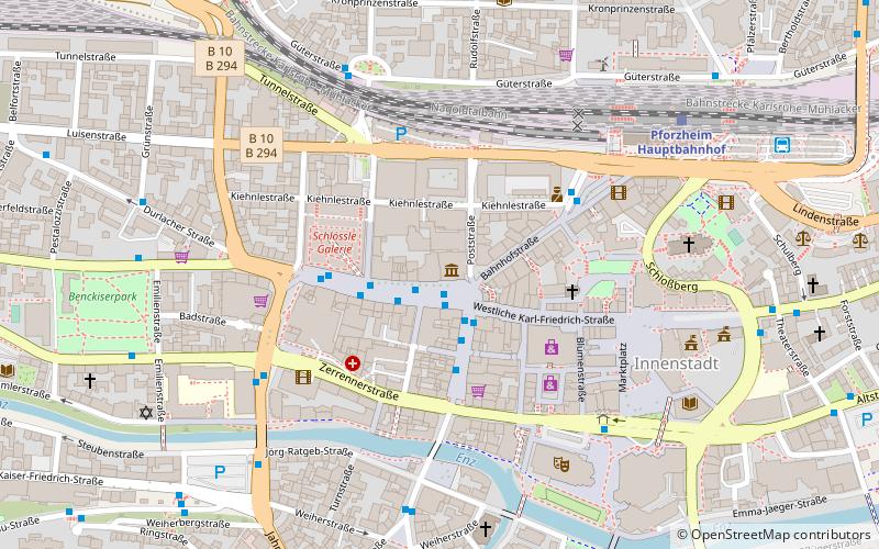 Mineralienmuseum location map