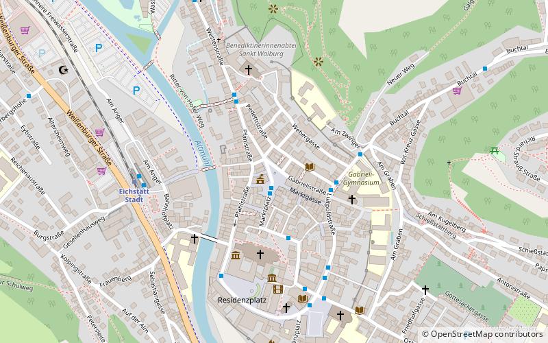 Willibaldsbrunnen location map