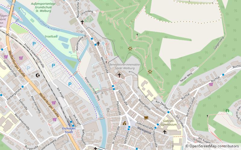 Klosterkirche St. Walburg location map
