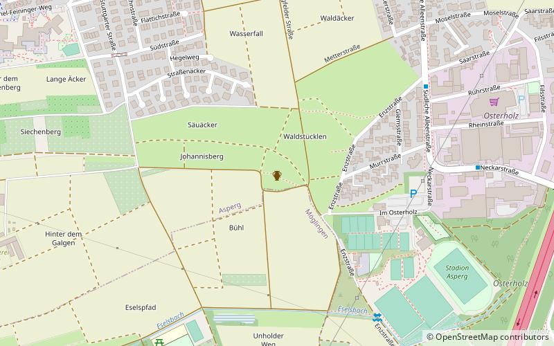 Kleinaspergle location map