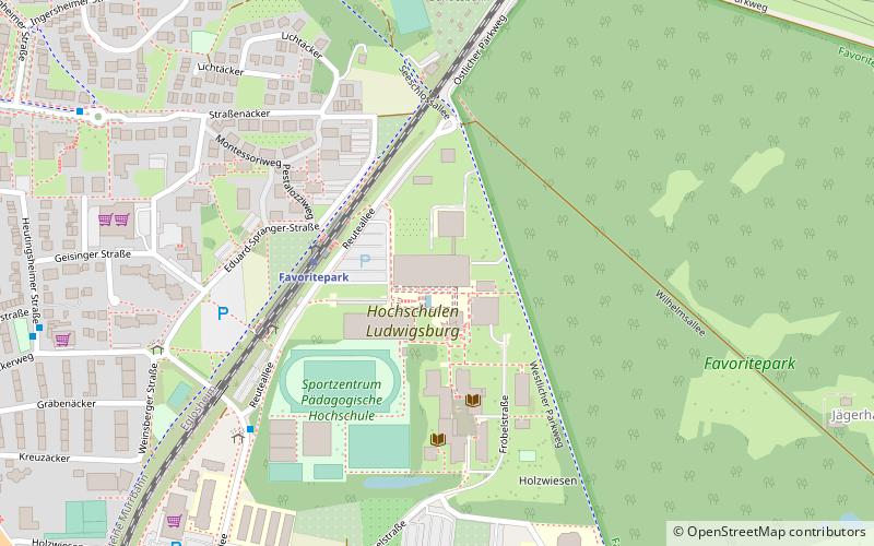 Ludwigsburg University location map