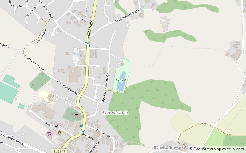 Schwarzach location map