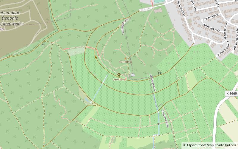 Lemberg location map