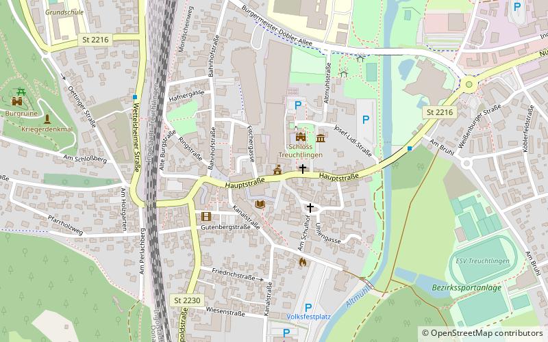 city hall treuchtlingen location map
