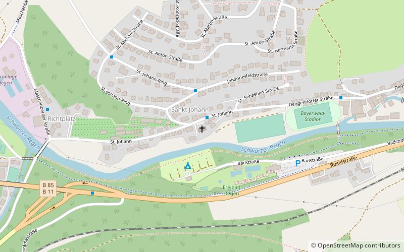 St. Johann location map