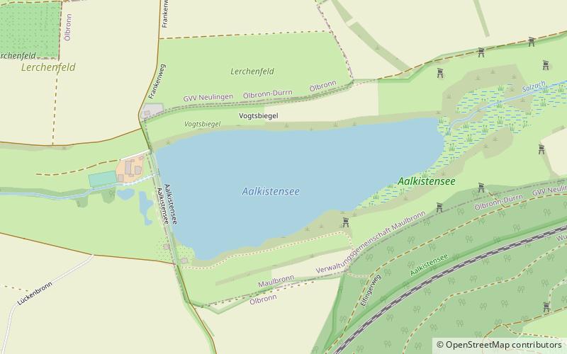 Aalkistensee location map