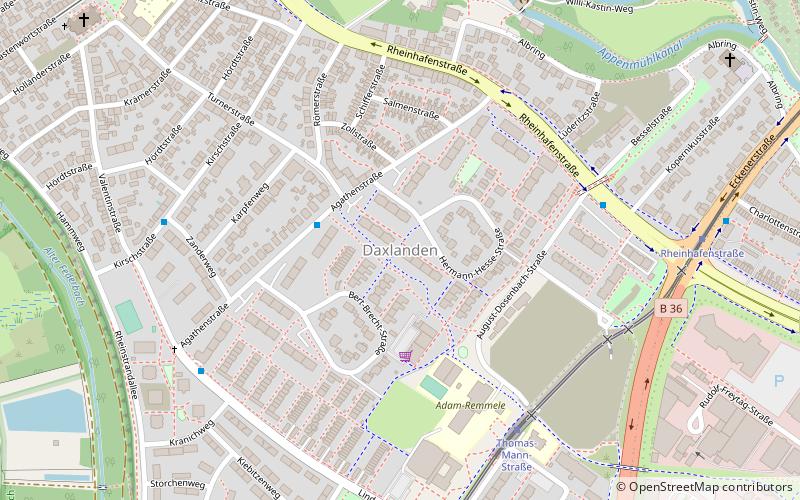 daxlanden karlsruhe location map