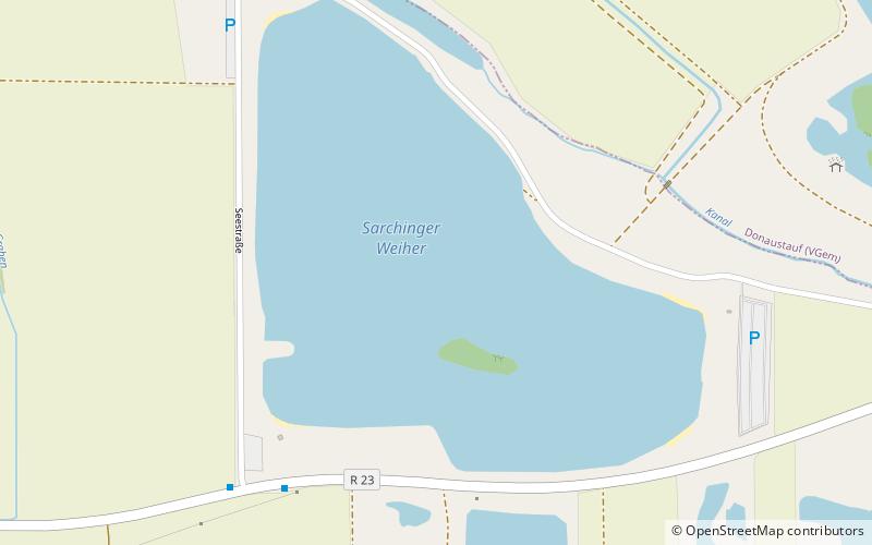 Sarchinger Weiher location map