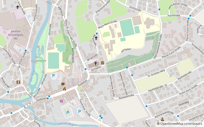 Waldmuseum location map