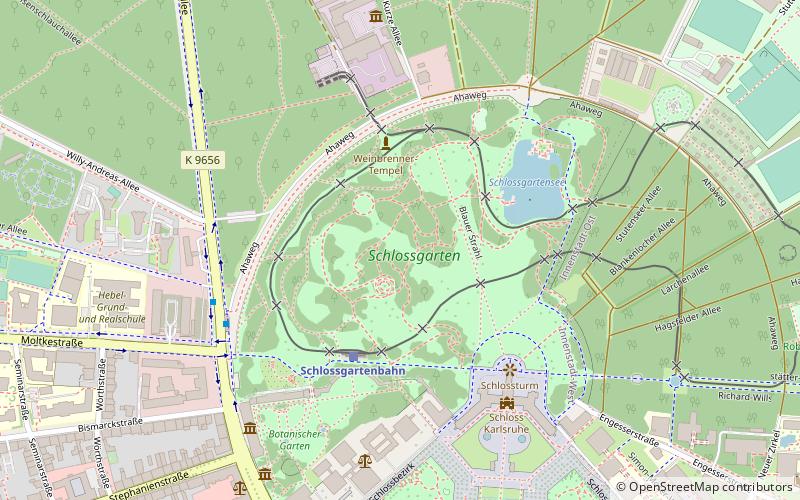 Schlossgarten location map
