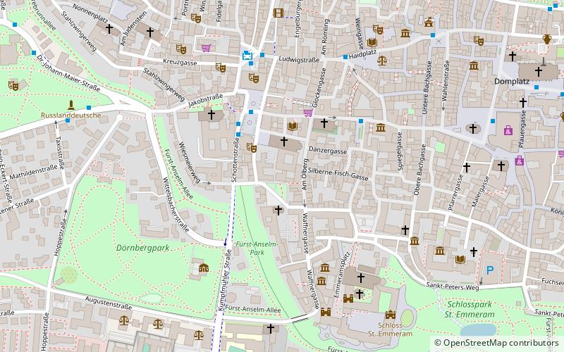 Volkssternwarte Regensburg location map