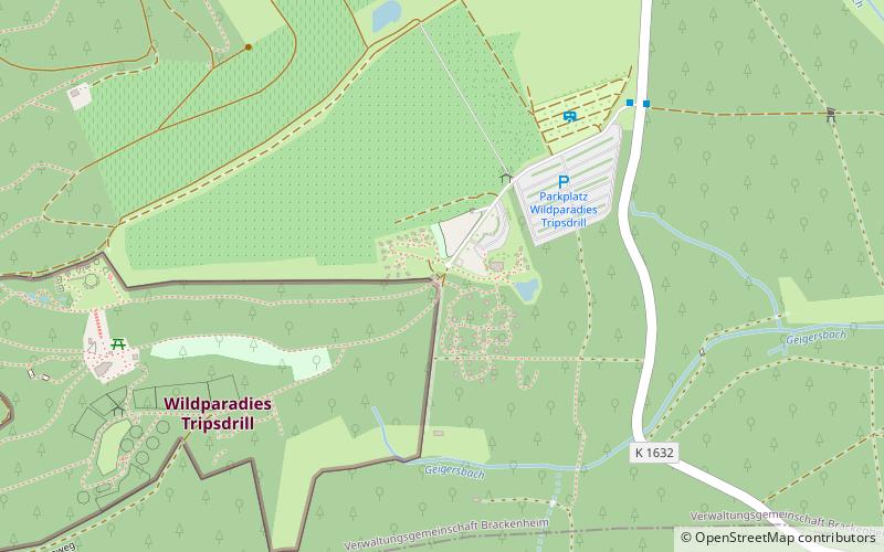 Wildparadies Tripsdrill location map