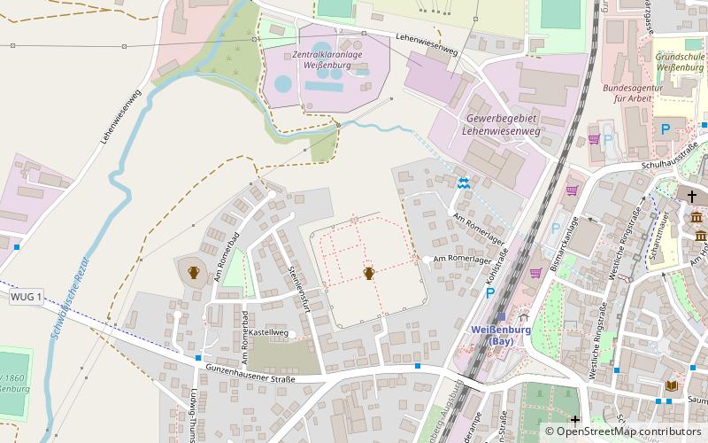 Rekonstruktion der Porta decumana location map