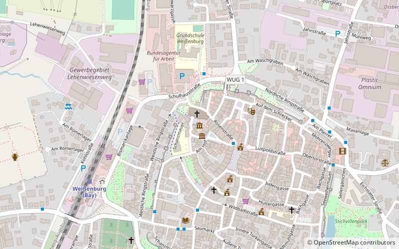 Römermuseum Weißenburg location map