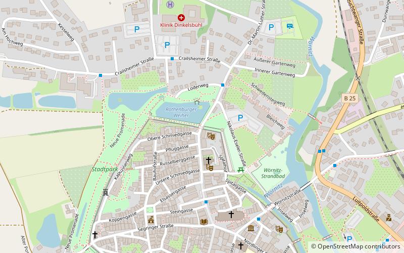 Rothenburger Tor location map