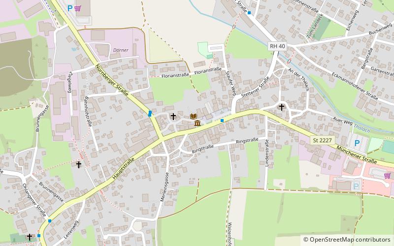 Fundreich Thalmässing location map