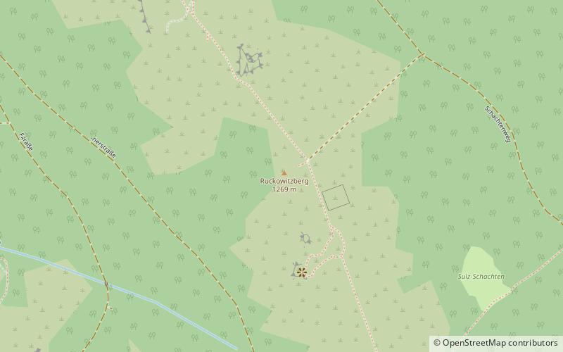 rukowitzberg parc national de la foret de baviere location map