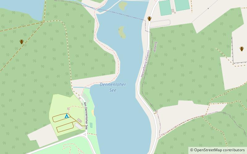 Lago Dennenloher location map