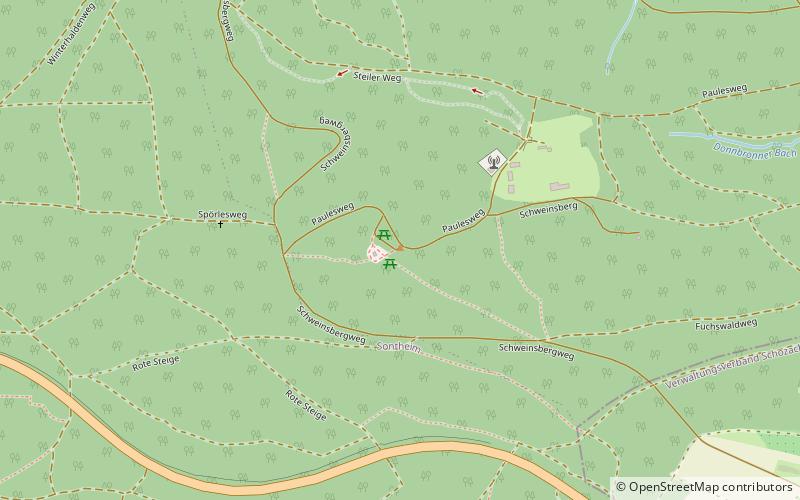 Schweinsberg Hill location map