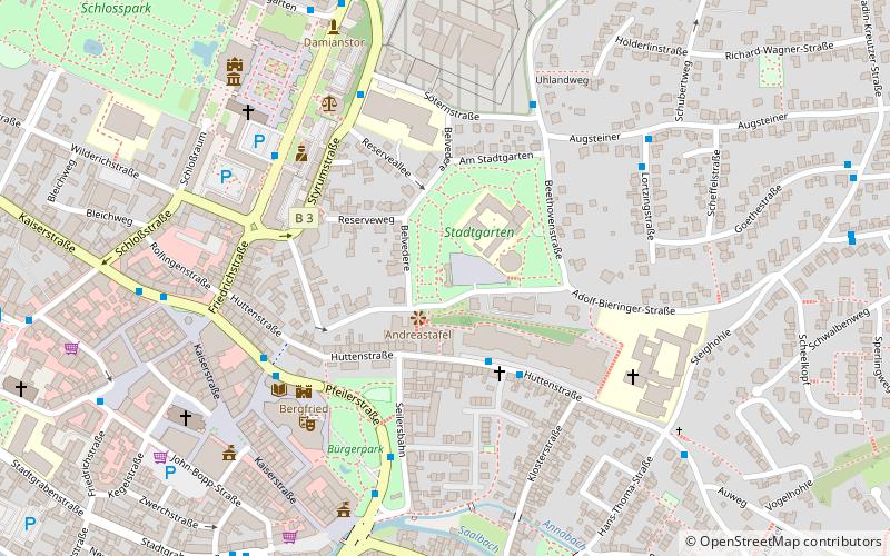 Belvedere Bruchsal location map