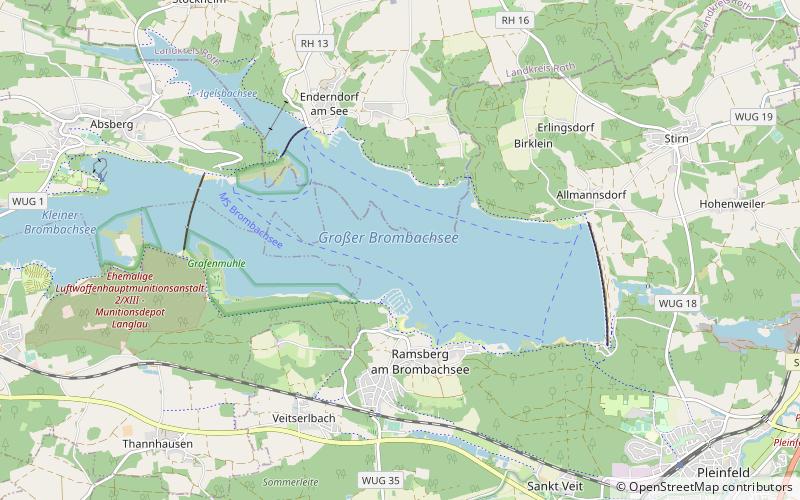 Lago de Brombach location map