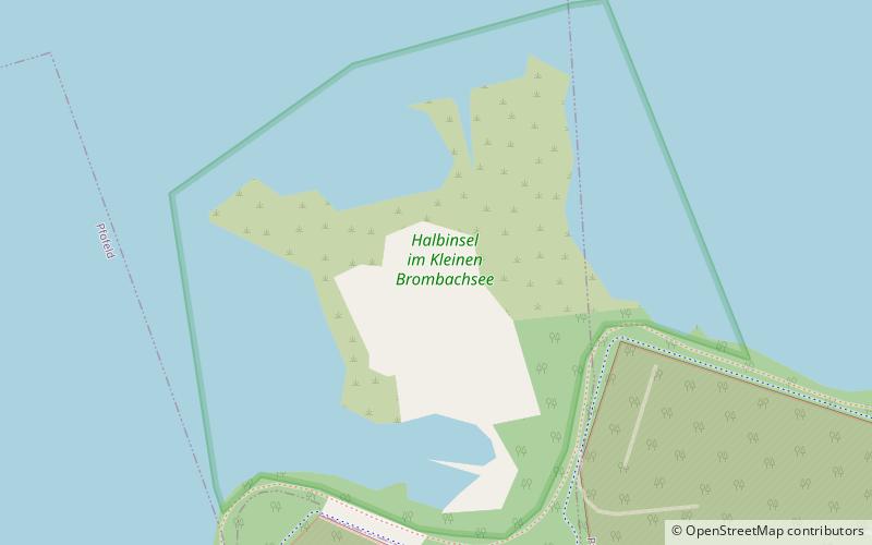 Halbinsel im Kleinen Brombachsee location map